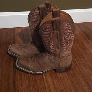 Nocona square toe cowboy boots