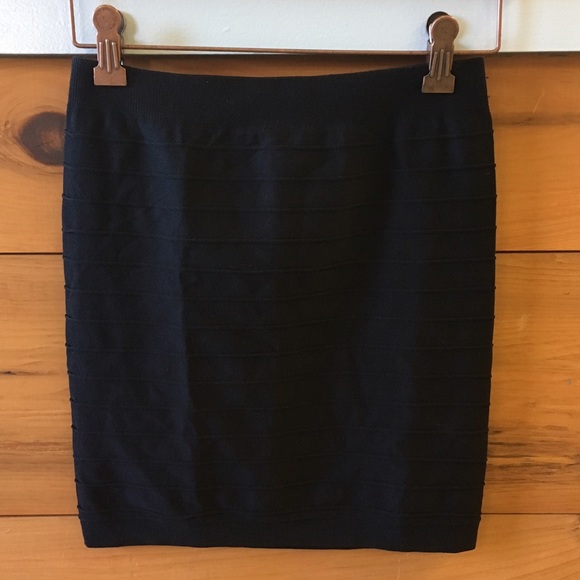 Ribbed, Stretch Skirt