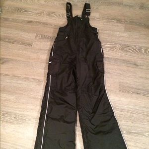 Warm ski pants adjustable overalls