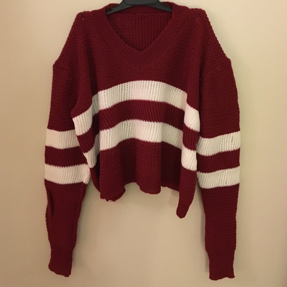Cropped Knit Sweater ❤️