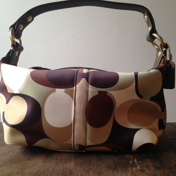 Coach Handbags - Signature Coach Small Baguette