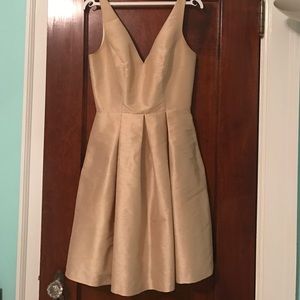 Great gold cocktail dress!