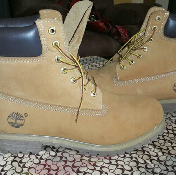 Man's timberland boots