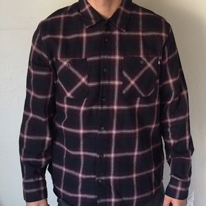 Vans Long Sleeve Plaid Flannel