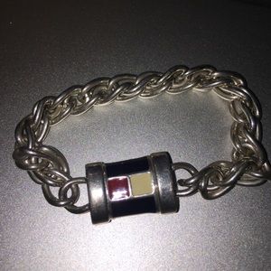 Tommy Hilfiger silver bracelet with magnetic clasp