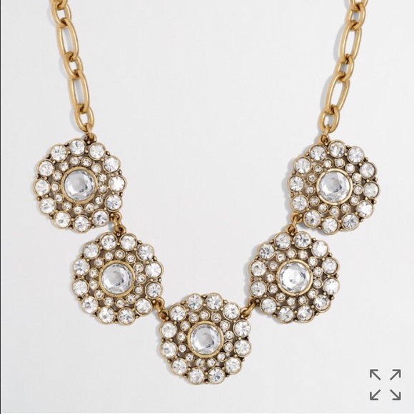 J crew crystal statement necklace