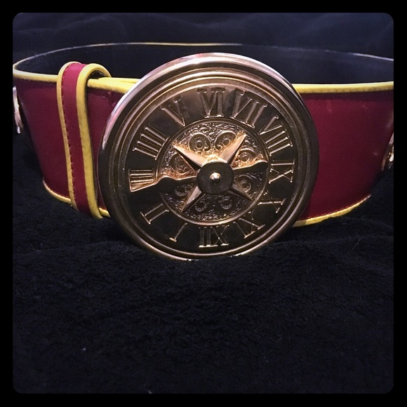 SALE!! RARE Vintage Escada Compass Belt