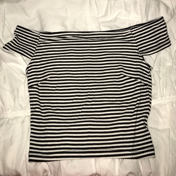 Off the shoulder crop top