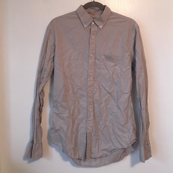 Lightweight Grey Button Down Shirt