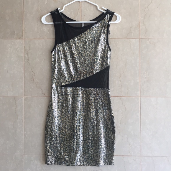 NWT Foreign Exchange Sequin Dress