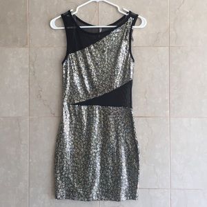 NWT Foreign Exchange Sequin Dress