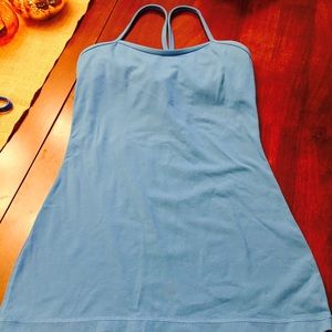 Blue lululemon athletica tank
