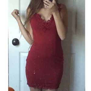 ON HOLD Red Bodycon Dress