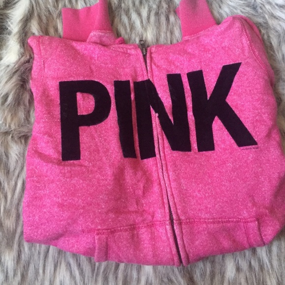 Pink zip up hoodie!