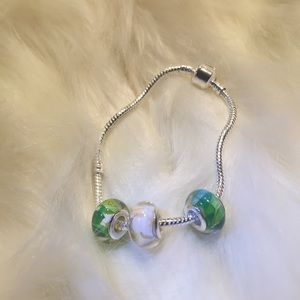 Woman's European Style Charm Bracelet