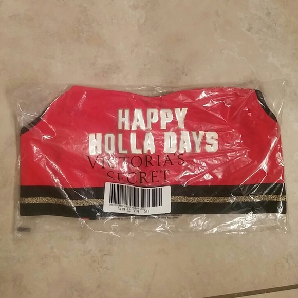 NWT VS PINK Happy Holla Days sports bra - Picture 2 of 3
