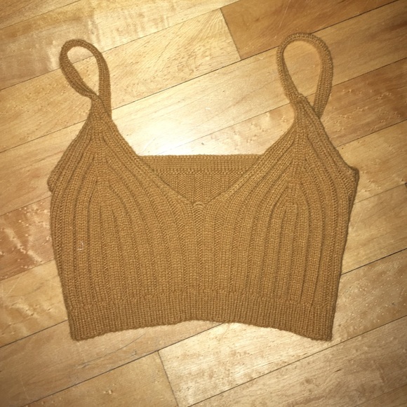 Knit crop top/ bralette