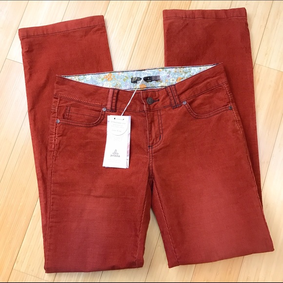 PRANA rust colored cords, sz 4.
