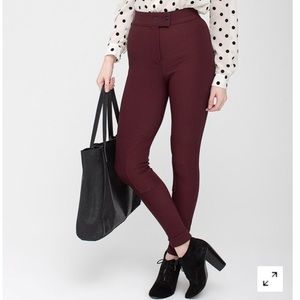 American apparel maroon riding pants