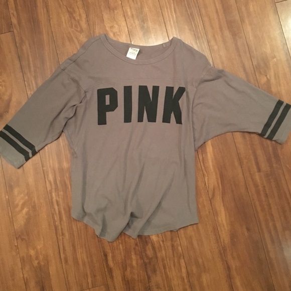 VS Pink baseball tee