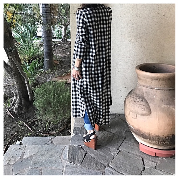 ✨LAST ONE ✨Gingham shirt dress - Picture 4 of 4