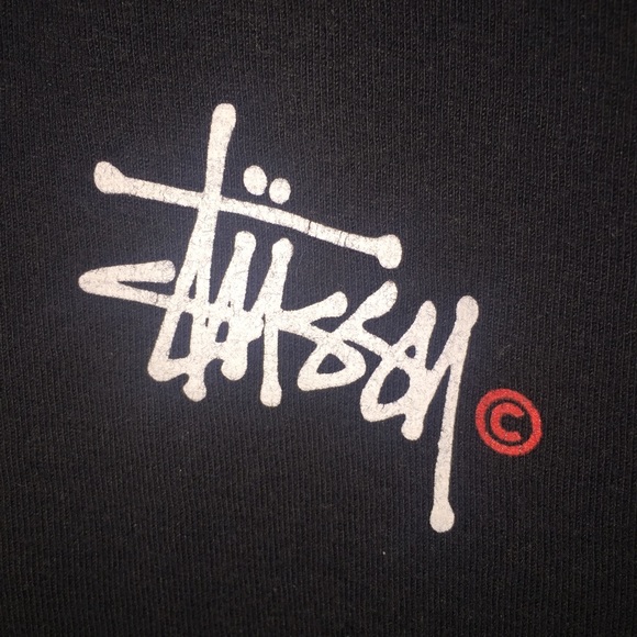 Small Black Stussy Shirt