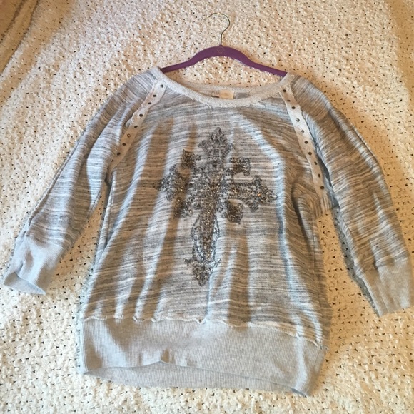 Miss Me Cross Sweater