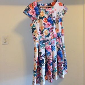 Floral print dress