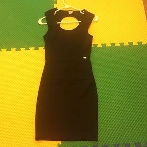 Black cocktail dress