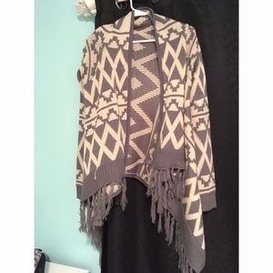 Aztec long sleeve cardigan