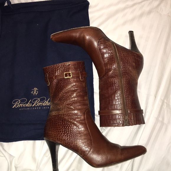 Brooks Brothers boots with dust bag