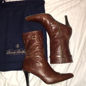 Brooks Brothers boots with dust bag