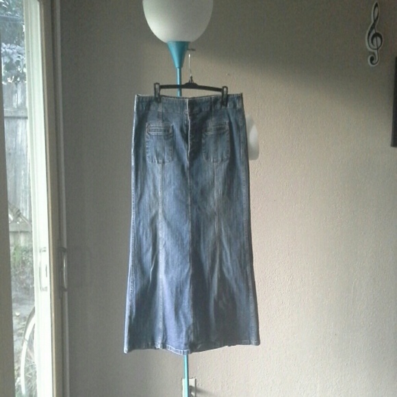 Gap Denim maxi skirt