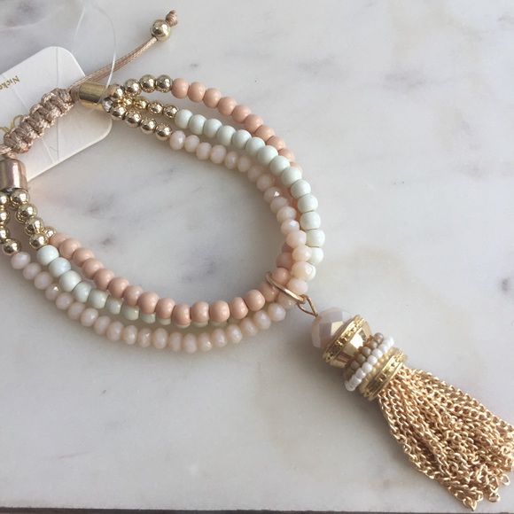 ❗️FIRM 💲❗️The Sinead- Beaded Tassel Bracelet - Picture 5 of 6