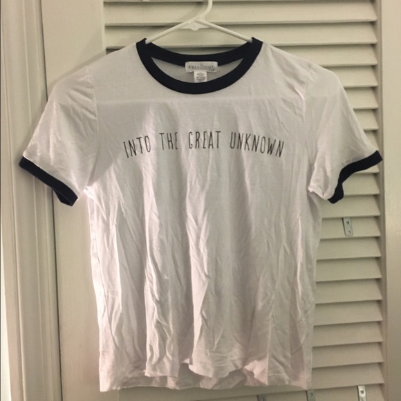 Into the great unknown crop top