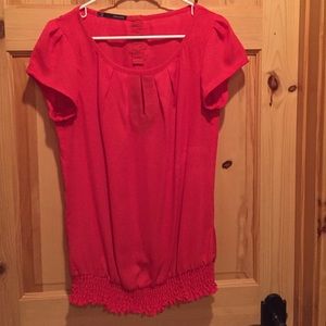 Cute coral top from Maurices