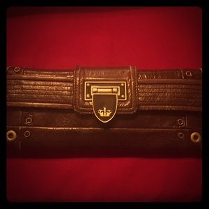 Juicy Couture Brown Leather Bi-fold Wallet