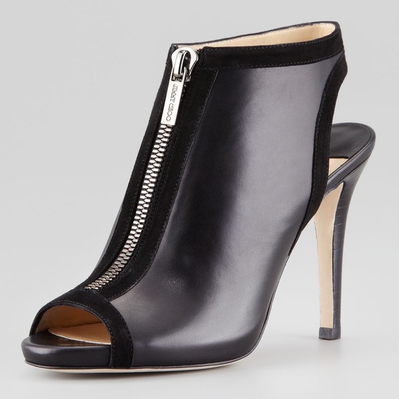 Jimmy Choo Shoes - Jimmy Choo 'Mayva' Zip Slingback Booties