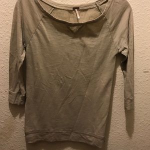 Poof brand Juniors quarter length blouse