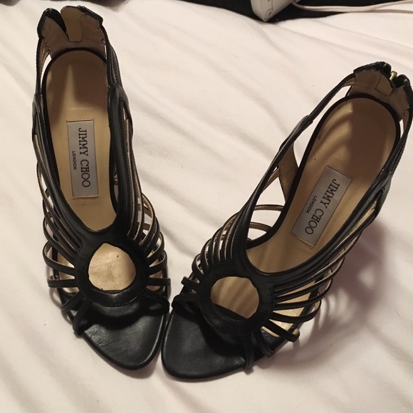Jimmy Choo strappy cage sandals