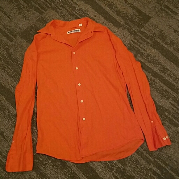 Mens express button up