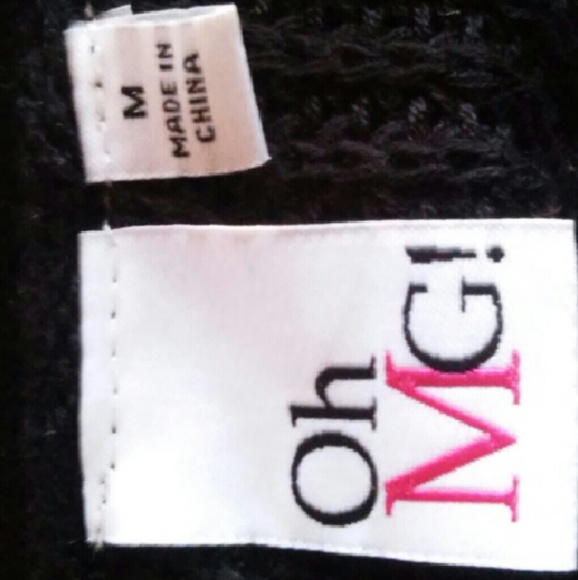 NWOT LOOSE COZY KNITTED BLACK STYLE CARDIGAN - Picture 4 of 4