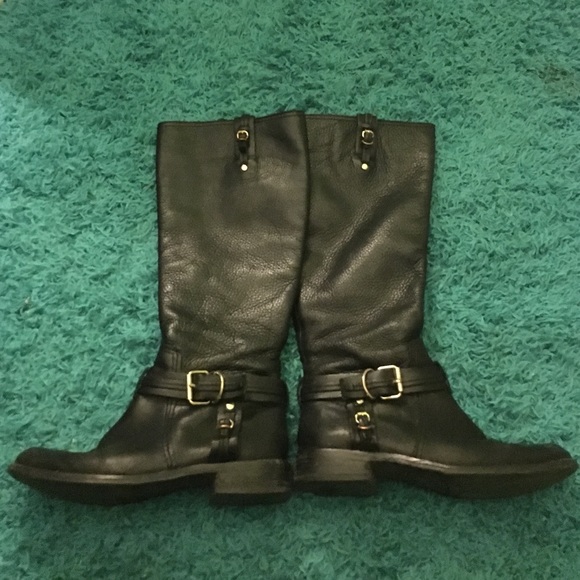 Vince Camuto black riding boots
