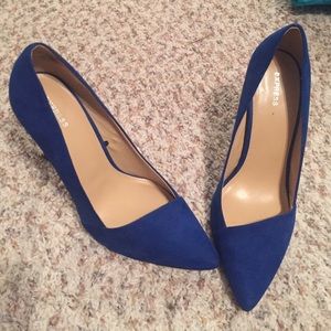 Express heels - royal blue