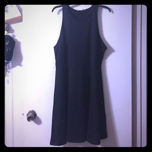 Black racerback dress
