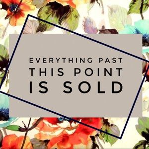 Everything past this point is sold ❤️