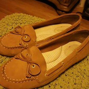 Tan Suade Loafers