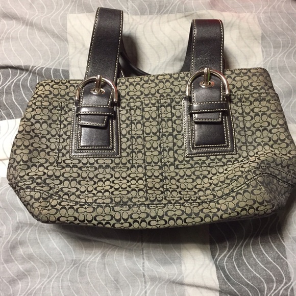 ❗️SALE❗️Black and gray Coach bag