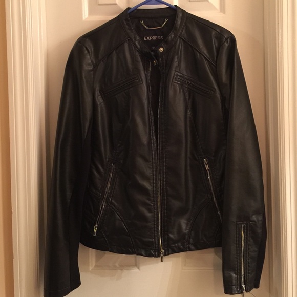 Express faux leather jacket