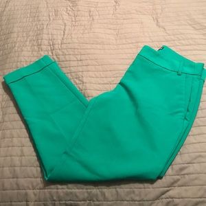 Green express editor dress pants